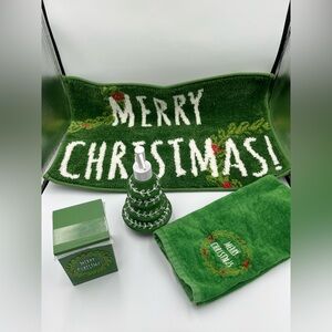 Target Wondershop - Christmas - Bathroom Decor - 4pcs